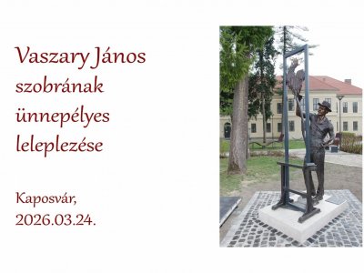 Vaszary János festőművész szobrának avatása